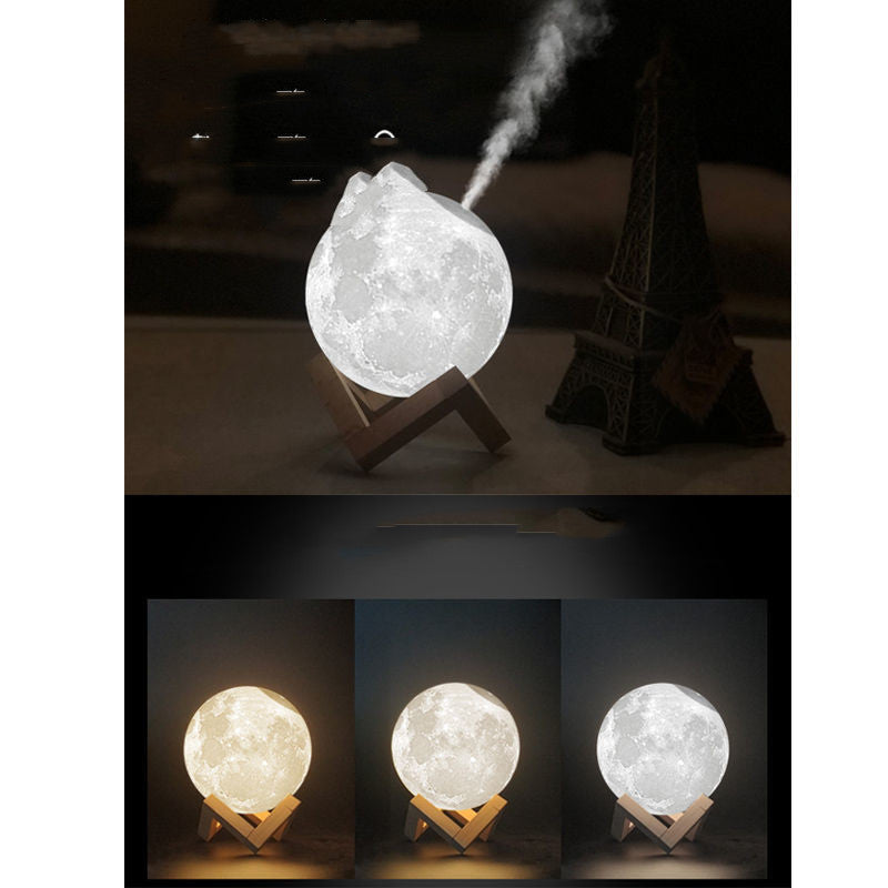 Lunar Humidifier - Night Light Bedroom Household Aromatherapy