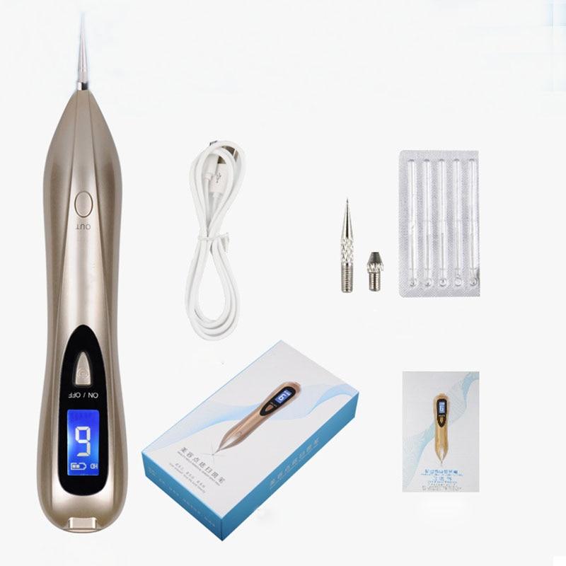Laser Plasma Pen LCD Skin Care Point Pen Skin Wart Tag Tattoo Removal Tools