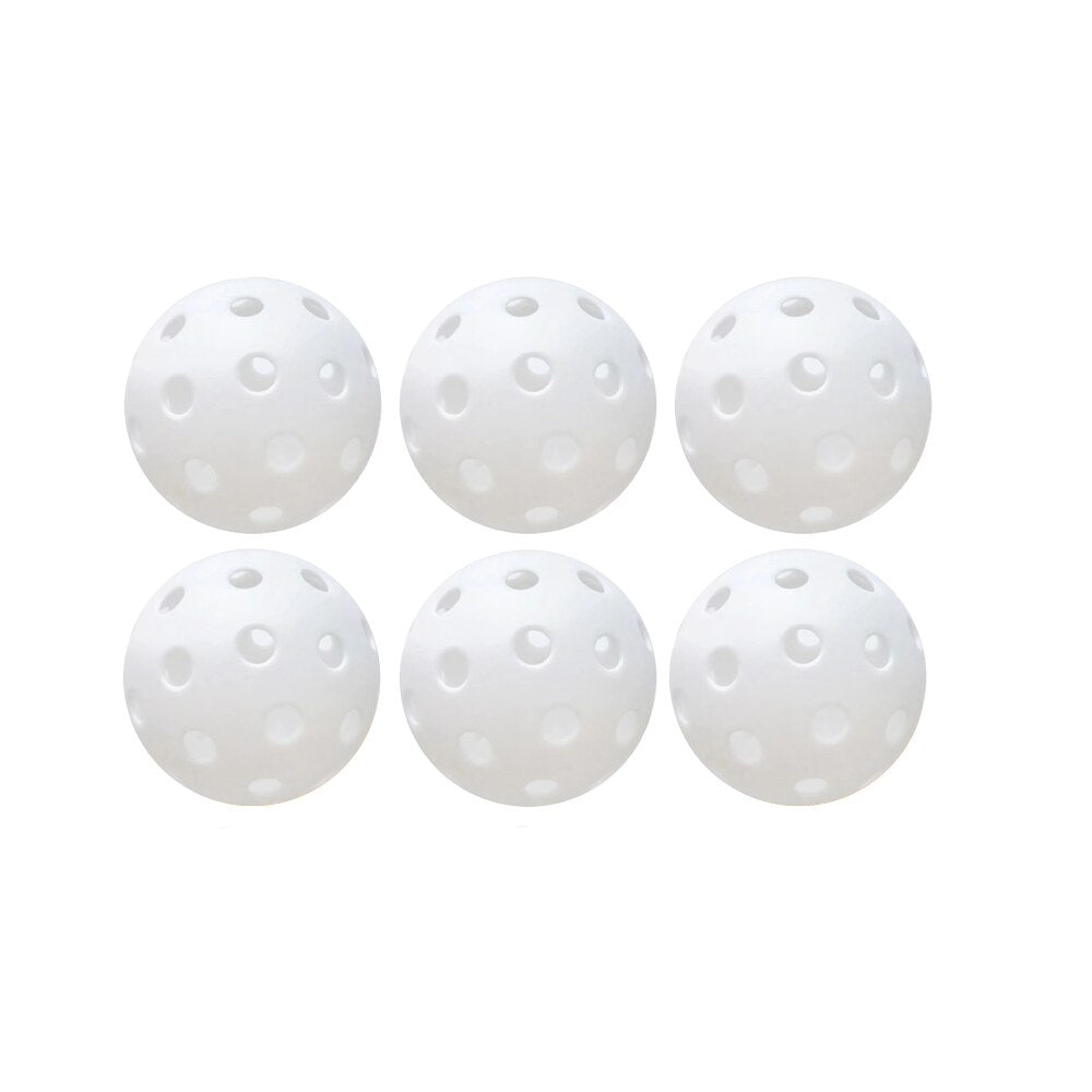 Lots 6/12 Pcs Pickleballs Accessories,74MM Durable Pickleball Balls 40 Holes For Outdoor Pickleballs Competition