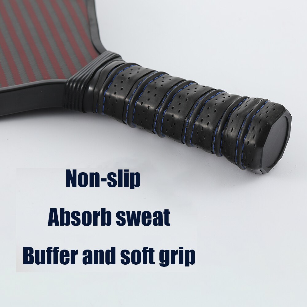 KEVLAR Pickleball Paddles Carbon Fiber Surface PP Honeycomb Core Comfortable Grip Pickle Ball Racket with Bag for Women Men