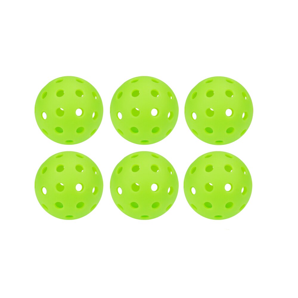 Lots 6/12 Pcs Pickleballs Accessories,74MM Durable Pickleball Balls 40 Holes For Outdoor Pickleballs Competition