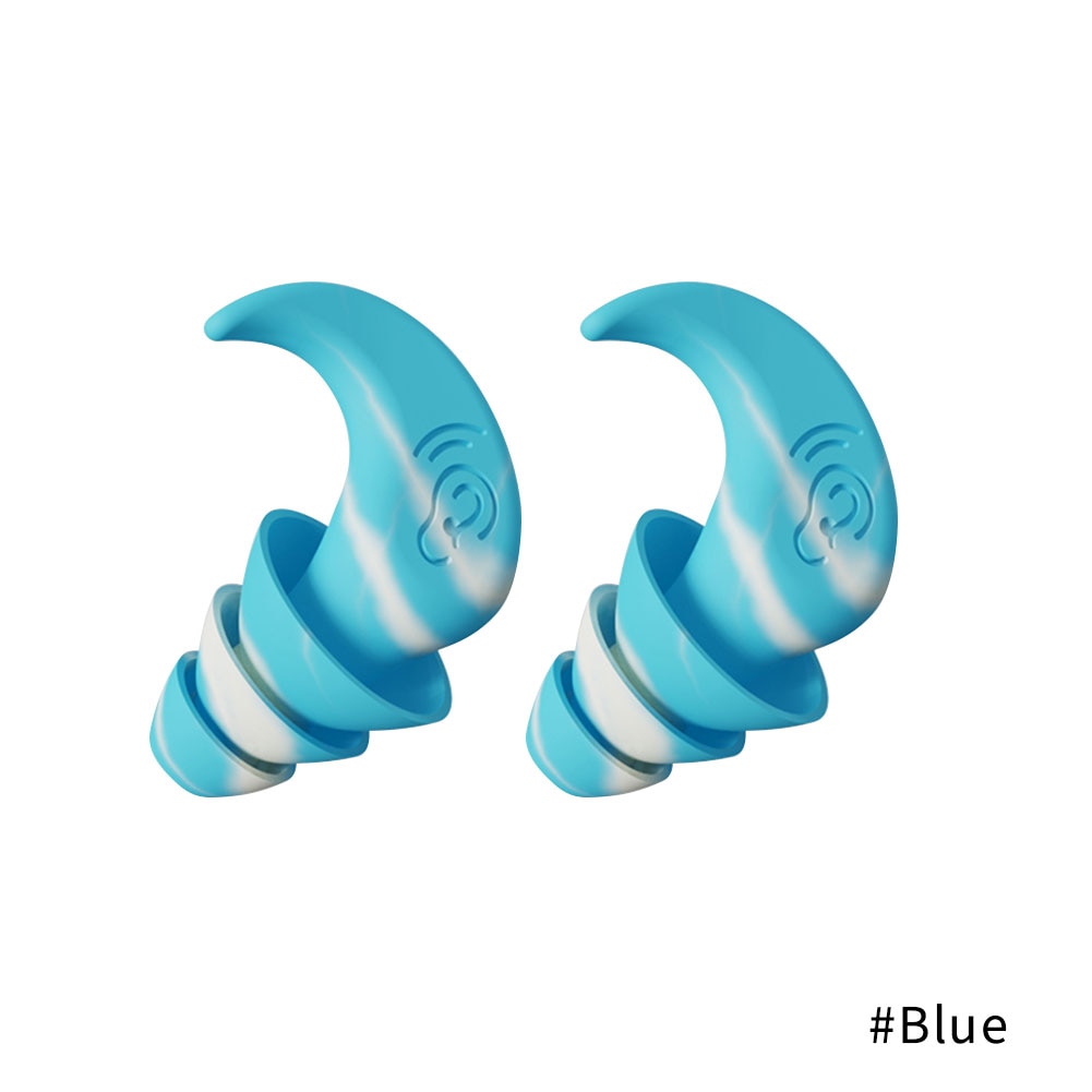Anti Noise Silicone Earplugs Waterproof Swimming Ear Plugs For Sleeping Diving Surf Soft Comfort Natation Swimming Ear Protector