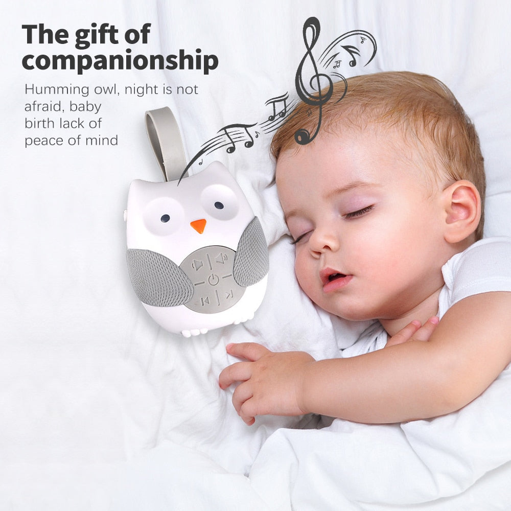 Portable White Noise Machine Baby Soother with 10 Light Music for Toddlers Timed Shutdown Sleep Sound Machine
