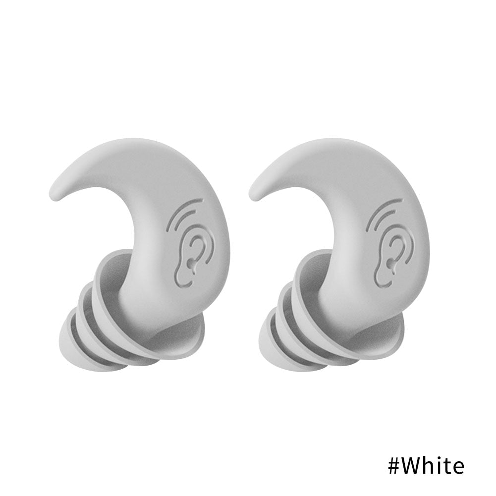 Anti Noise Silicone Earplugs Waterproof Swimming Ear Plugs For Sleeping Diving Surf Soft Comfort Natation Swimming Ear Protector