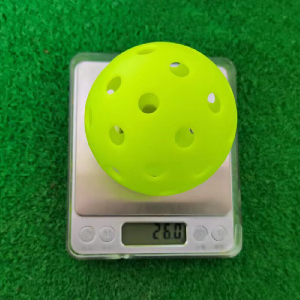 Lots 6/12 Pcs Pickleballs Accessories,74MM Durable Pickleball Balls 40 Holes For Outdoor Pickleballs Competition