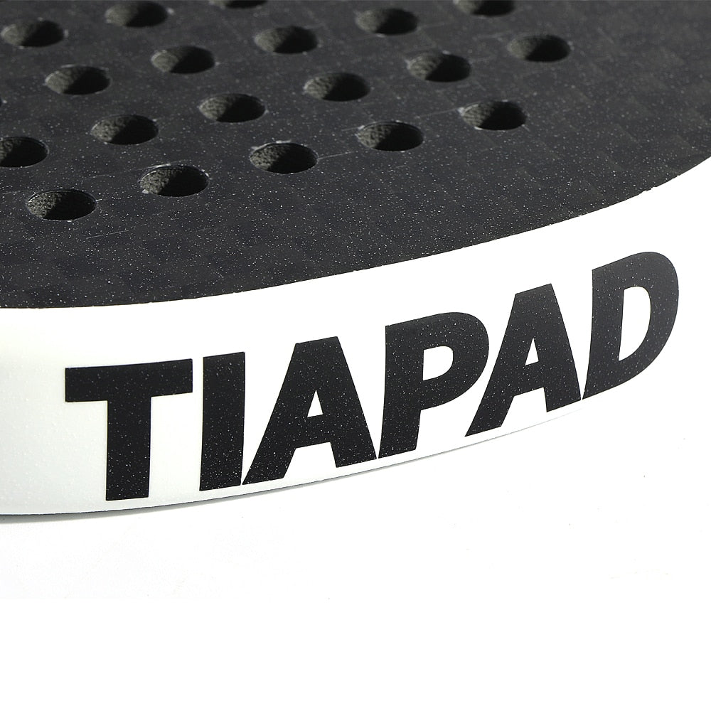 Padel Racket 12K Carbon Fiber Surface with EVA Memory Flex Foam Core POP Tennis Paddle Lightweight Raquet for Women Men
