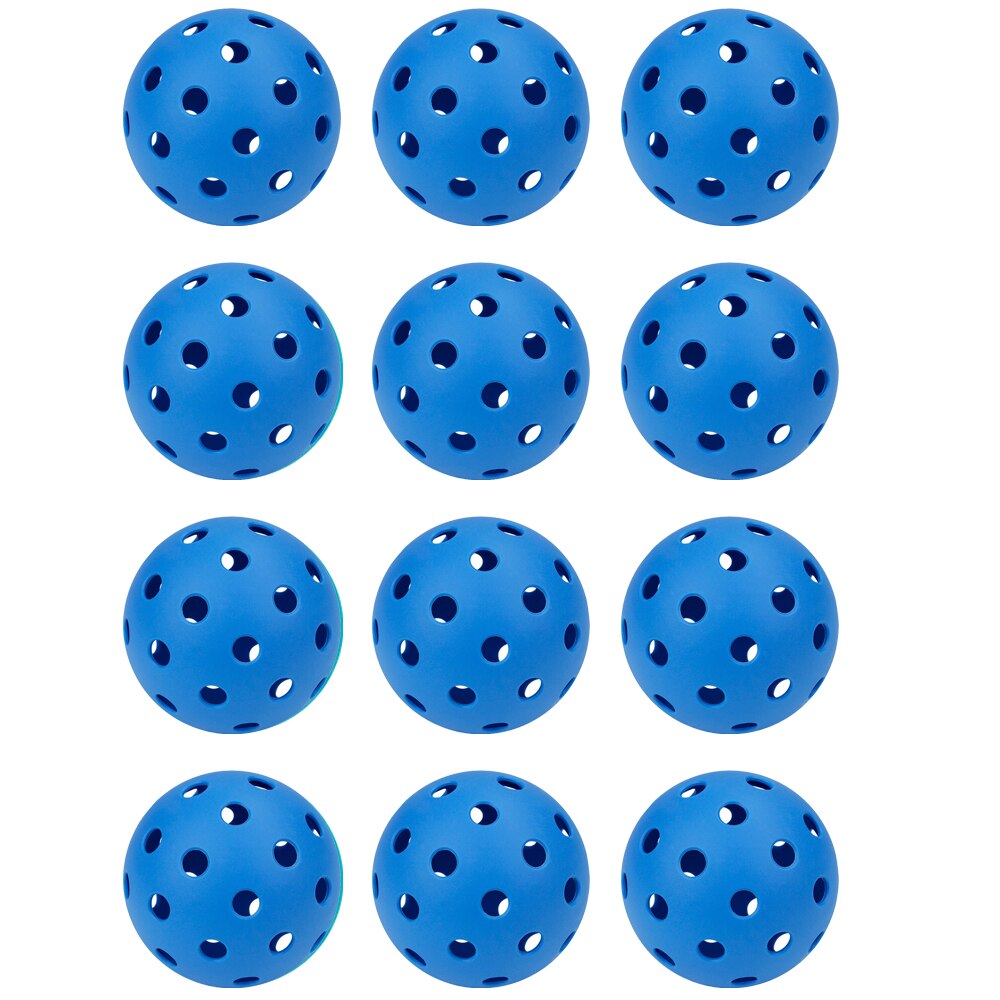 Lots 6/12 Pcs Pickleballs Accessories,74MM Durable Pickleball Balls 40 Holes For Outdoor Pickleballs Competition