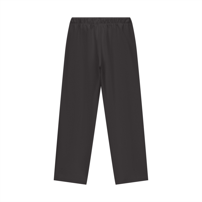 Charcoal Fleece Lined Straight Leg Pants