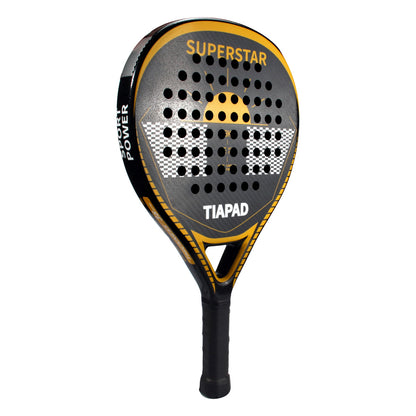 Padel Racket 3K/12K Graphite Carbon Fiber Surface with EVA Memory Flex Foam Core POP Tennis Raquete Lightweight Paddle