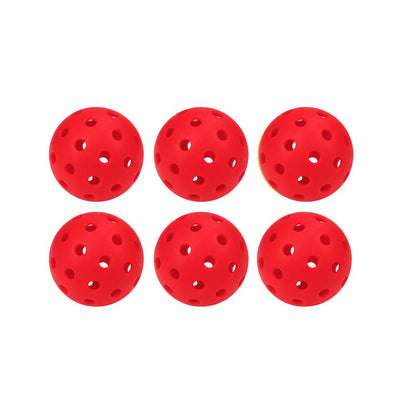 Lots 6/12 Pcs Pickleballs Accessories,74MM Durable Pickleball Balls 40 Holes For Outdoor Pickleballs Competition