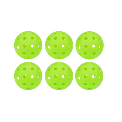 Lots 6/12 Pcs Pickleballs Accessories,74MM Durable Pickleball Balls 40 Holes For Outdoor Pickleballs Competition