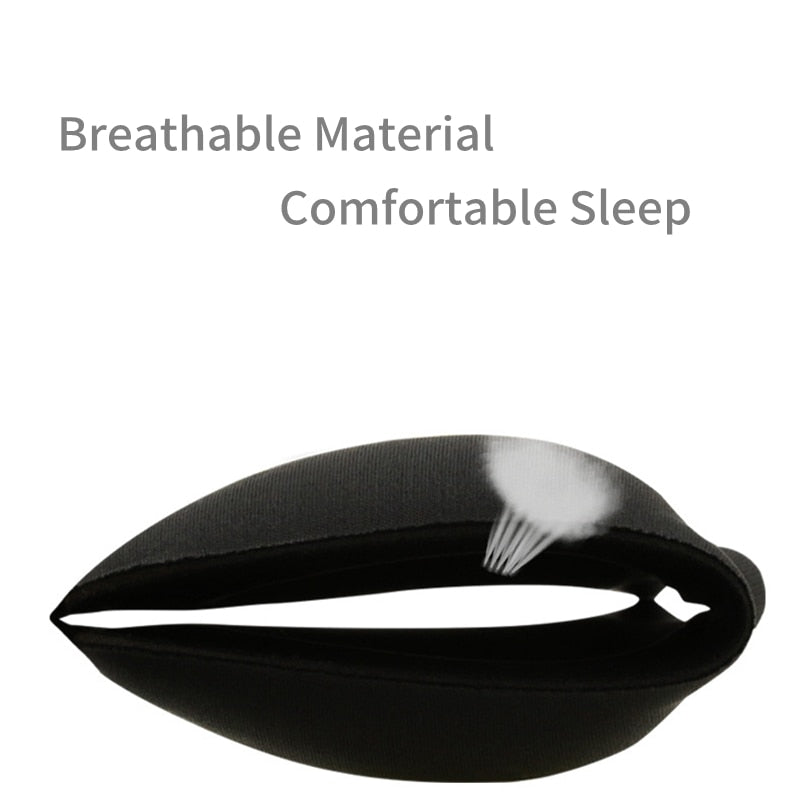 3D Sleep Mask Natural Sleeping Eye Mask Eyeshade Cover Shade Eye Patch Women Men Soft Portable Blindfold Travel Eyepatch 1Pcs