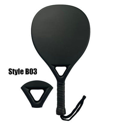 Padel Racket Carbon Fiber Surface with EVA Memory Foam Core Paddle Tennis Racquets Lightweight Tennis Paddles Customized logo