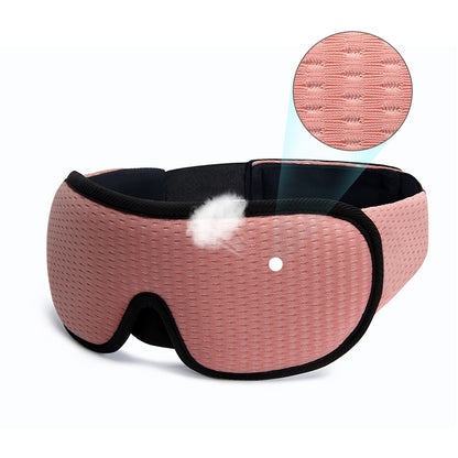 3D Sleeping Mask Block Out Light Soft Padded Sleep Mask For Eyes Slaapmasker Eye Shade Blindfold Sleeping Aid Face Mask Eyepatch