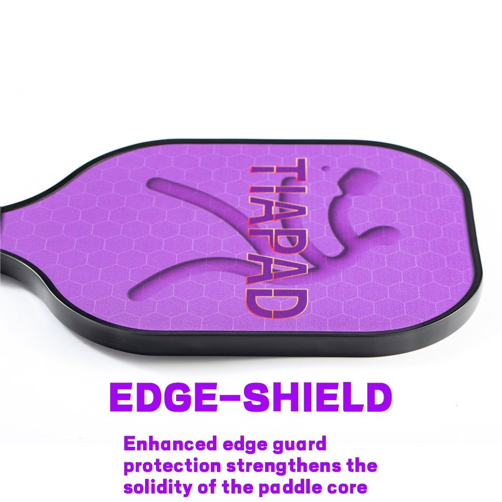 Pickleball Paddles Set of 2, Glass Fiber Surface Lightweight Pickle Ball Racket for Women Men with Carry Bags