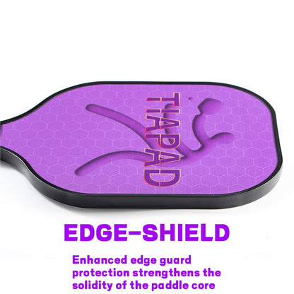 Pickleball Paddles Set of 2, Glass Fiber Surface Lightweight Pickle Ball Racket for Women Men with Carry Bags