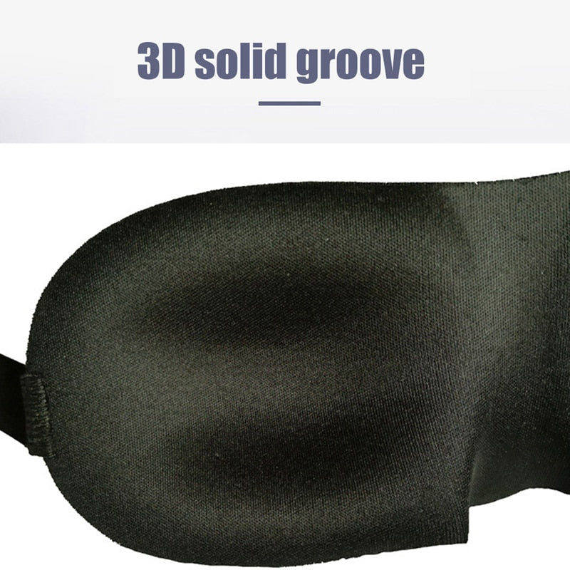 3D Sleep Mask Natural Sleeping Eye Mask Eyeshade Cover Shade Eye Patch Women Men Soft Portable Blindfold Travel Eyepatch 1Pcs