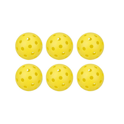 Lots 6/12 Pcs Pickleballs Accessories,74MM Durable Pickleball Balls 40 Holes For Outdoor Pickleballs Competition