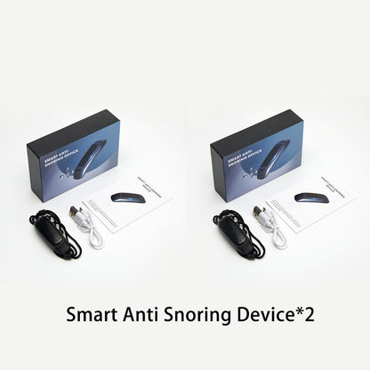 Smart Anti Snoring Device EMS Pulse Stop Snore Portable Comfortable Sleep Well Stop Snore Health Care Sleep Apnea Aid USB