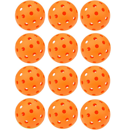 Lots 6/12 Pcs Pickleballs Accessories,74MM Durable Pickleball Balls 40 Holes For Outdoor Pickleballs Competition