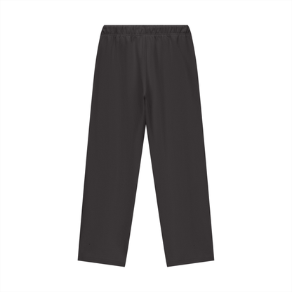 Charcoal Fleece Lined Straight Leg Pants
